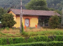 porto ceresio - lavori ferrovia Varese - Porto Ceresio 16 settembre 2016