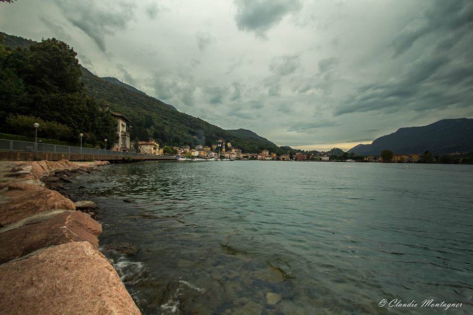 Porto Ceresio sotto la pioggia