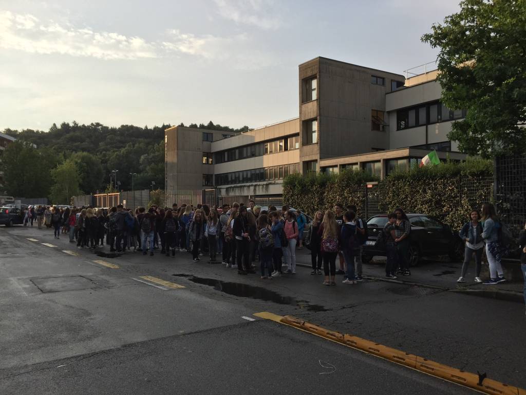 Primo giorno di scuola a Varese