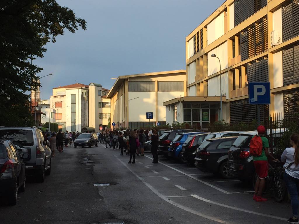 Primo giorno di scuola a Varese