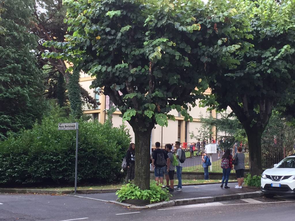 Primo giorno di scuola a Varese