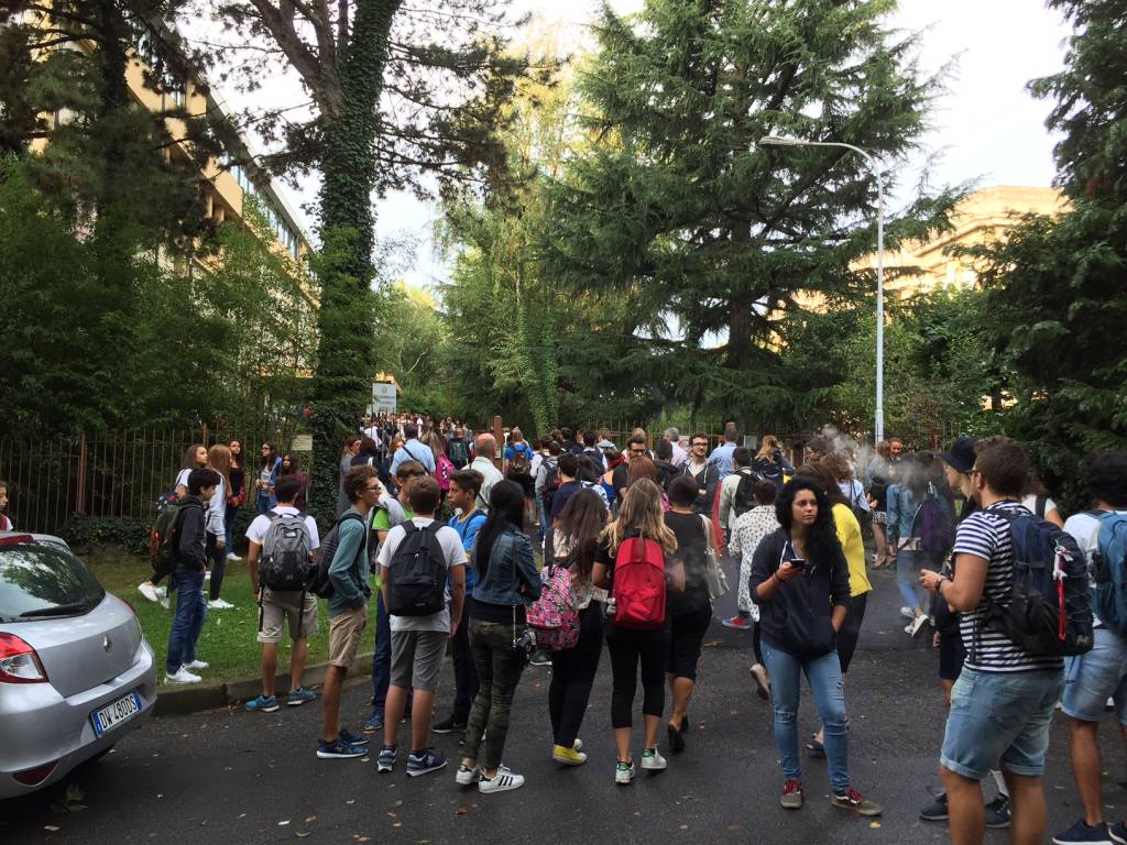 Primo giorno di scuola a Varese