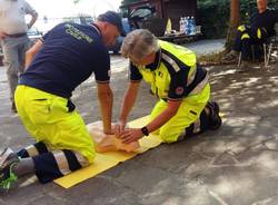 Prociv di Galliate Lombardo al corso per l'uso del defibrillatore