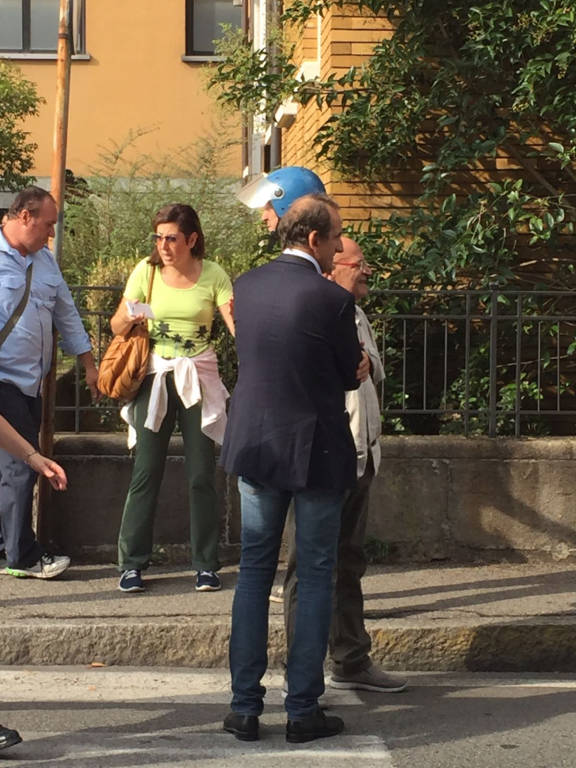 Protesta richiedenti asilo Busto Arsizio