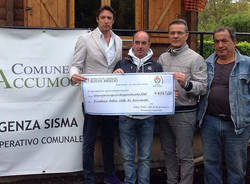stefano ferrario alessandro albani assegno donazioni accumoli