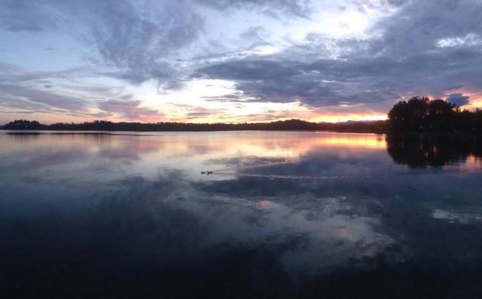 tramonto lago varese monate cairate