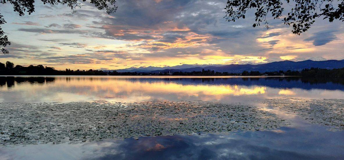 tramonto lago varese monate cairate