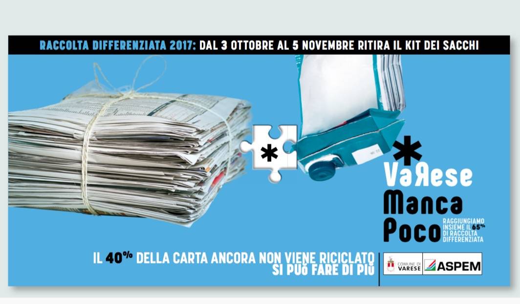"Varese manca poco": ecco i 5 punti deboli dei varesini nella raccolta differenziata
