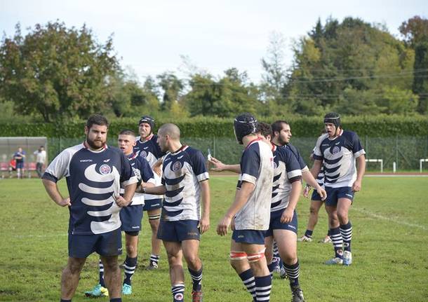 stadio delle “Azalee” di Gallarate.  Rugby Varese, e una delle ultime nate – i padroni di casa del Malpensa Rugby –