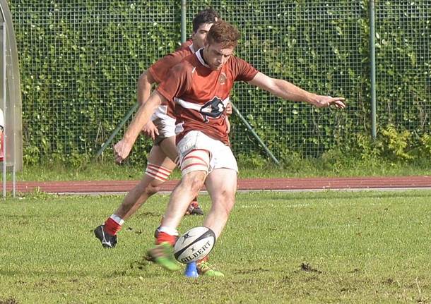 stadio delle “Azalee” di Gallarate.  Rugby Varese, e una delle ultime nate – i padroni di casa del Malpensa Rugby –