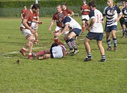 stadio delle “Azalee” di Gallarate.  Rugby Varese, e una delle ultime nate – i padroni di casa del Malpensa Rugby –