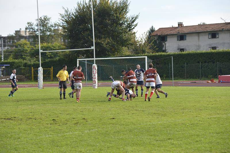 stadio delle “Azalee” di Gallarate.  Rugby Varese, e una delle ultime nate – i padroni di casa del Malpensa Rugby –