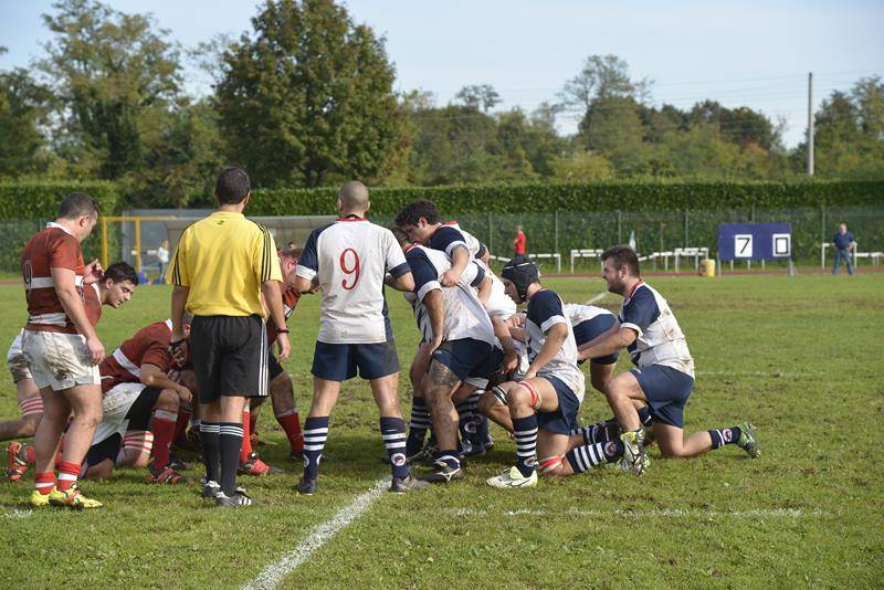 stadio delle “Azalee” di Gallarate.  Rugby Varese, e una delle ultime nate – i padroni di casa del Malpensa Rugby –