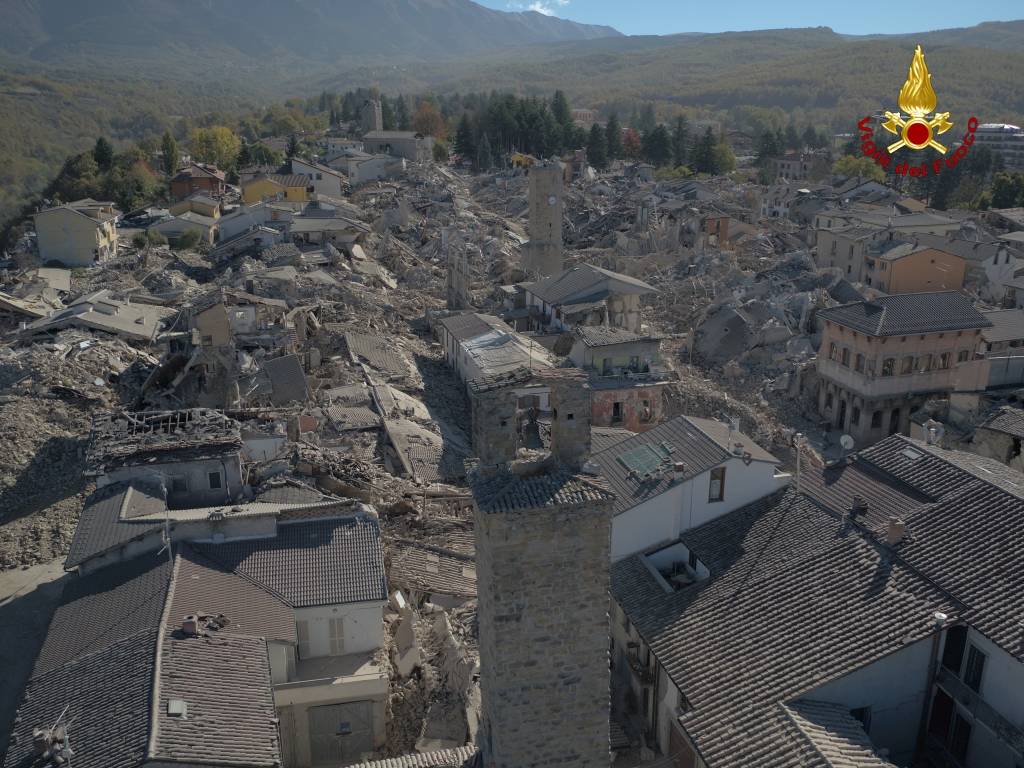 Nuovi crolli ad amatrice