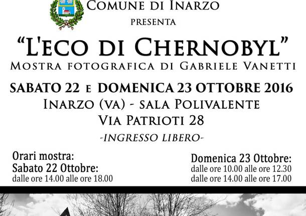 \"L\'eco di Chernobyl\" Mostra Fotografica di Gabriele Vanetti