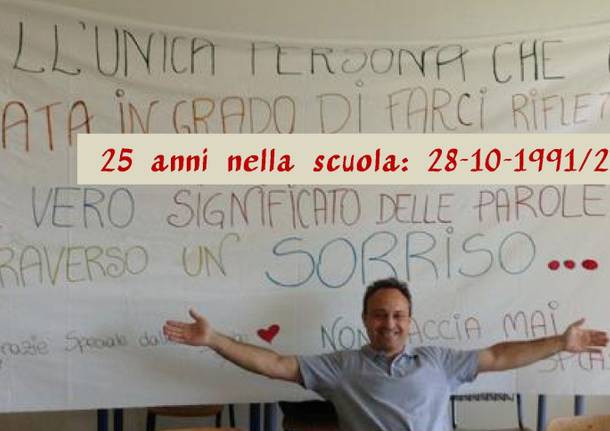25 anni nella scuola: grazie ai miei 7mila studenti