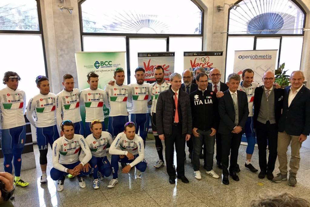 Ciclismo, la Nazionale parte da Varese per il Mondiale 2016