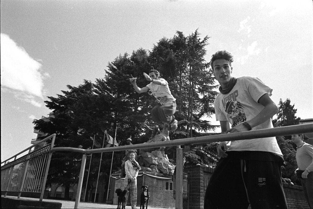 Dieci anni di Parkour in piazza Repubblica