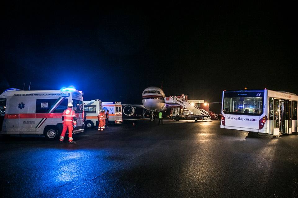 esercitazione aeroporto Malpensa 2016