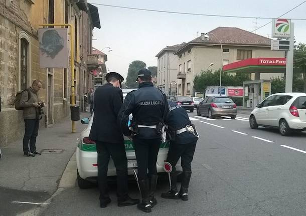 incidente corso XX settembre Busto Arsizio