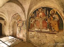 Nella cripta del Sacro Monte