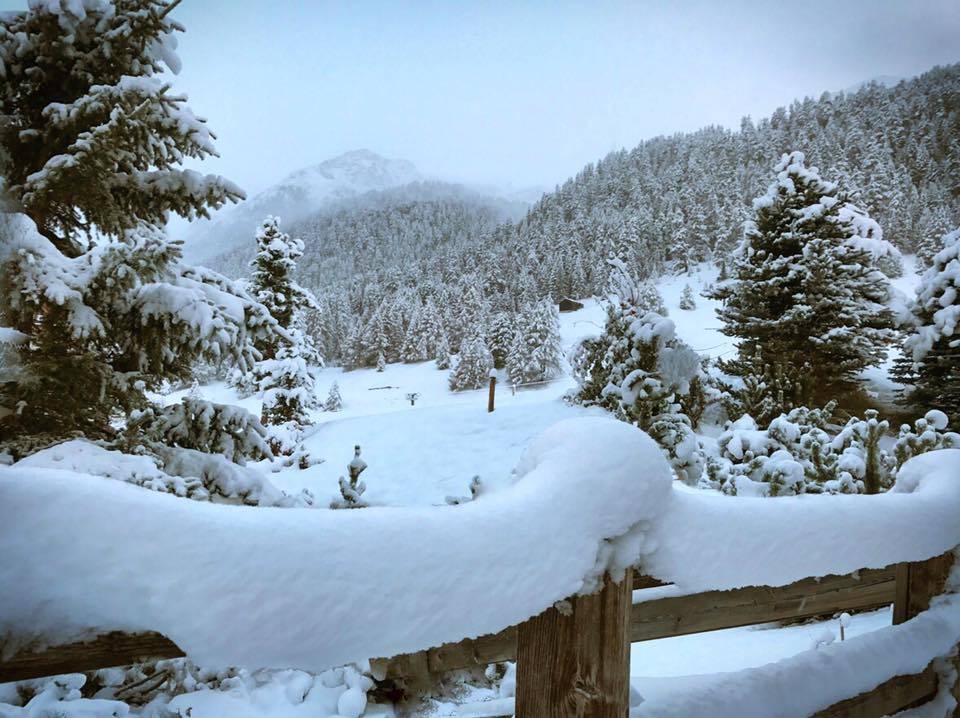 Prima neve di ottobre a Foppolo