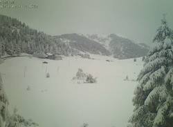 Prima neve di ottobre a Foppolo