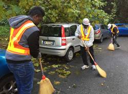 Profughi volontari al lavoro a Varese