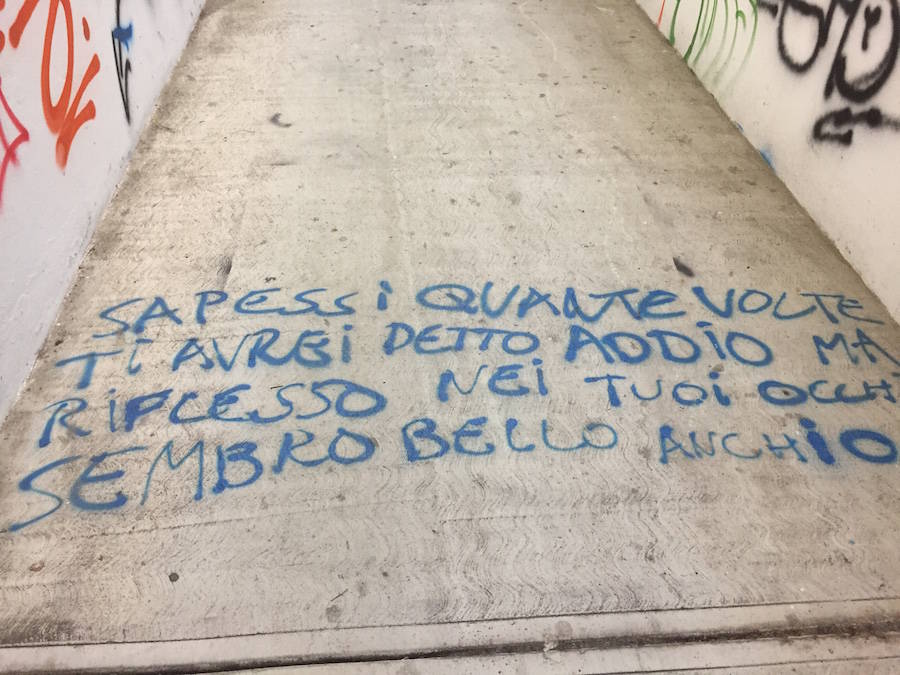 Ripulito il sottopasso della ferrovia