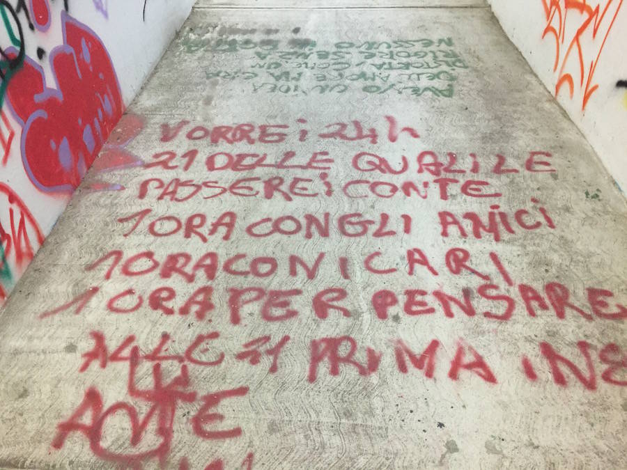 Ripulito il sottopasso della ferrovia