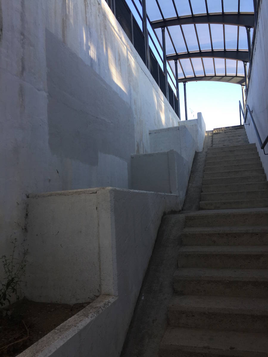 Ripulito il sottopasso della ferrovia