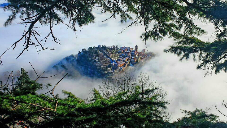 sacro monte panorama nuvole giuseppe marangon