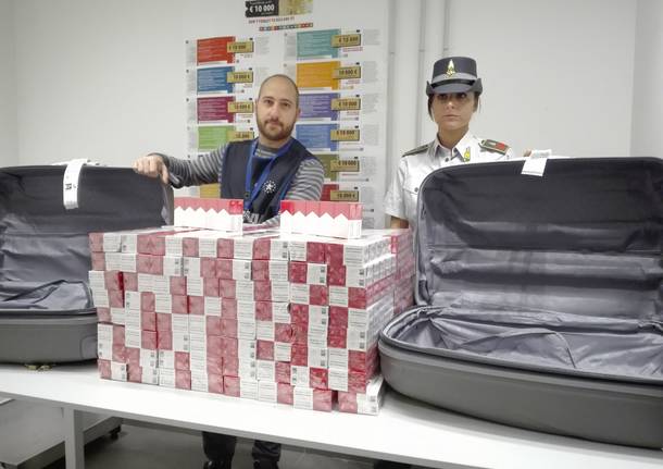 Sigarette di contrabbando, tre tonnellate fermate a Malpensa