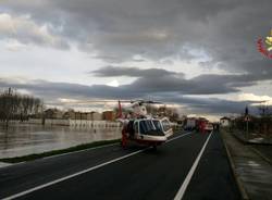 Alluvione Piemonte vigili del fuoco di Varese