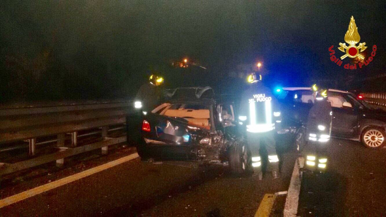 Incidente in A8 nella notte