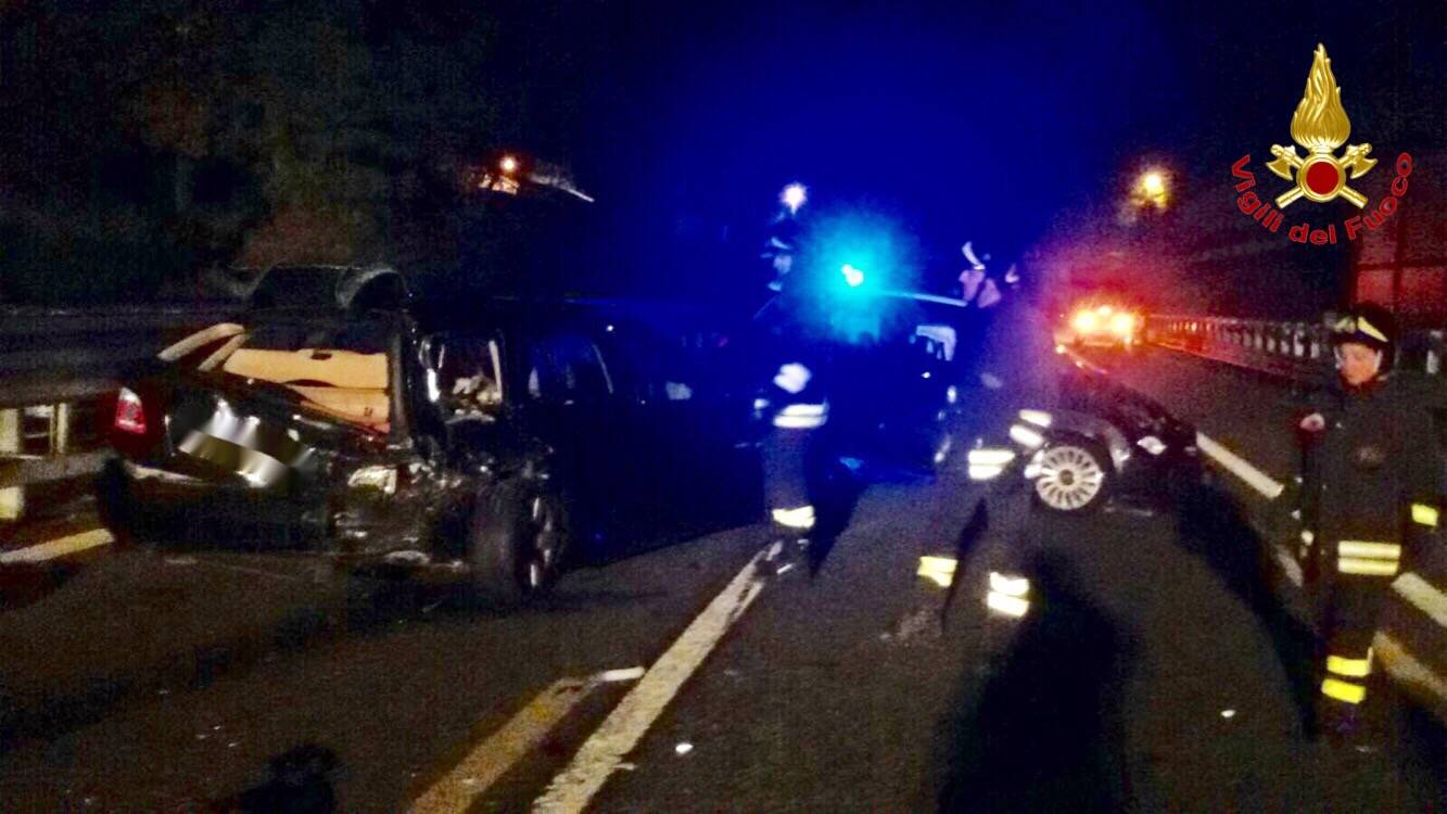 Incidente in A8 nella notte