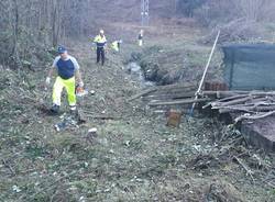 100 volontari di protezione civile in azione