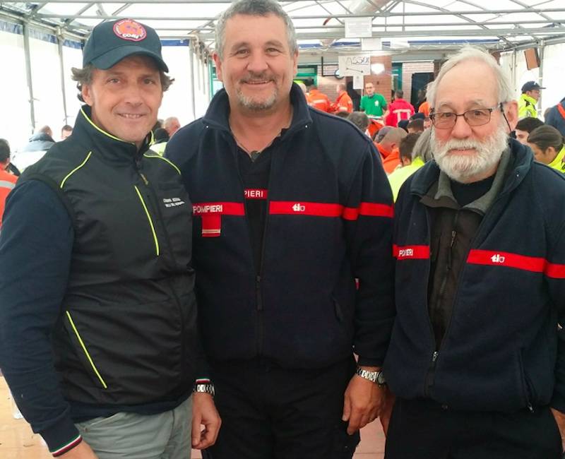 100 volontari di protezione civile in azione