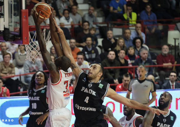 Openjobmetis Varese - Paok Salonicco 70-75