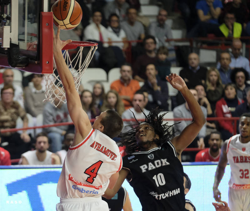 Openjobmetis Varese - Paok Salonicco 70-75
