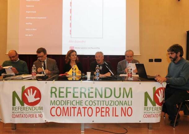 Referendum: Franco Monaco chiude la campagna per il NO