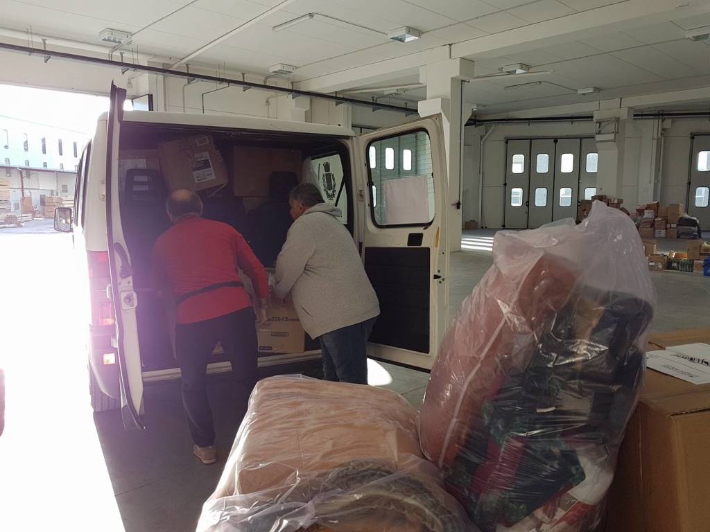 Gli aiuti dei bustocchi ai terremotati di Norcia