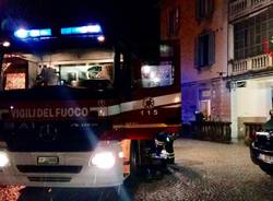 incendio in una cucina laveno mombello