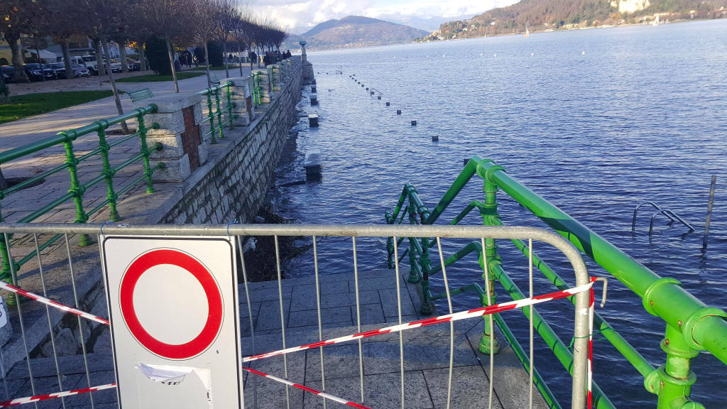 Lago Maggiore Arona livello alto