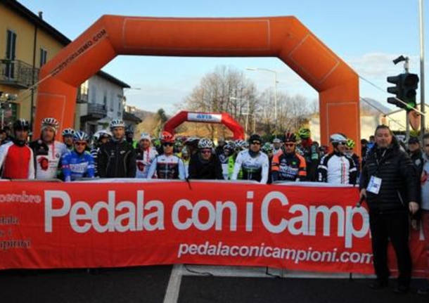 pedala con i campioni brinzio