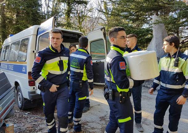 Gli aiuti di Porto Ceresio per Bolognola