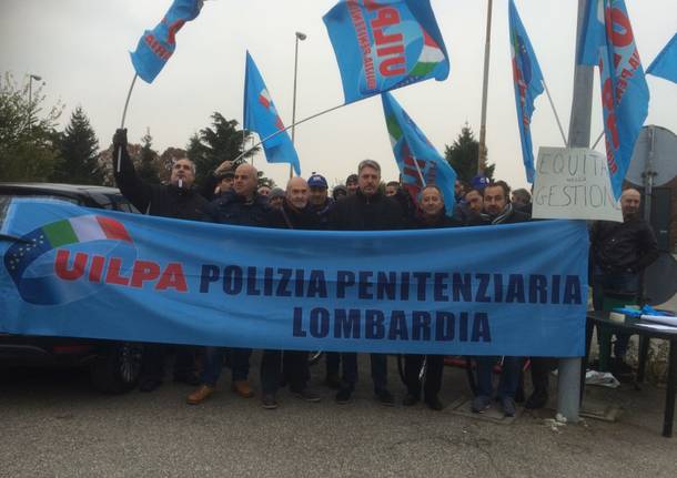 Protesta carcere di Busto Arsizio