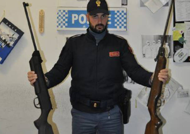 sequestro carabine polizia busto arsizio