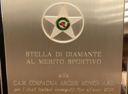 Stella di diamante e gara compagnia arcieri monica 2016
