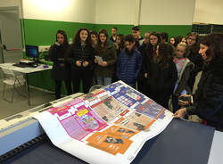 Studenti alla Litocartografica Pigni